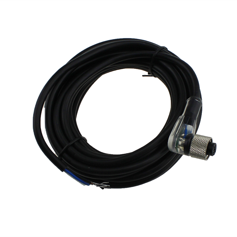 RK02-2-4P IP67 Waterproof 5m Cable PNP Elbow Sensor Connector