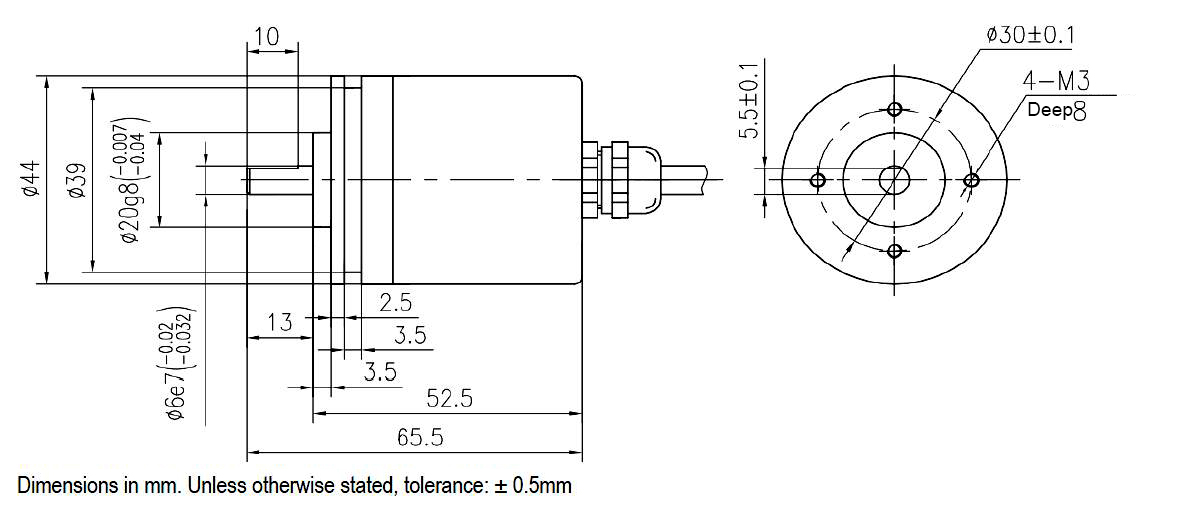 China 44mm Rotary Encoder,outer diameter 44mm Rotary Encoder,OD 44mm ...