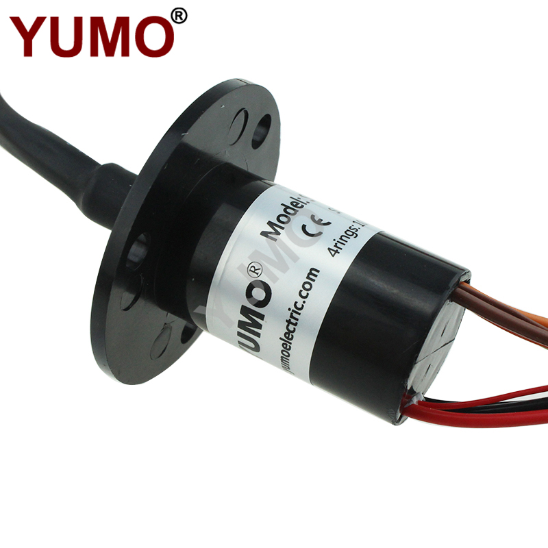 YUMO SRC022-24-4P/6S 10rings 2A Electrical Contacts Capsule Slip Ring