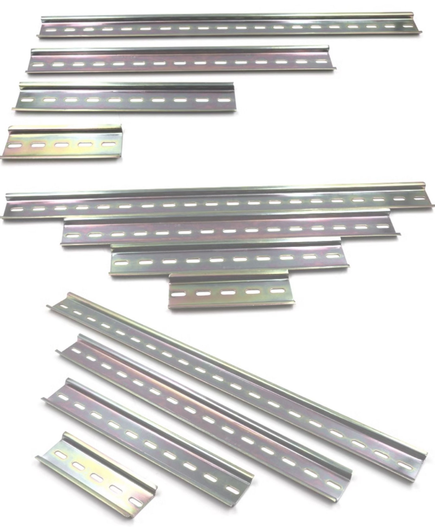 30cm C45 Guide Rail 35mm MCB Wiring Terminal DZ47 Circuit Breaker Iron Clamp Rail, China Guide