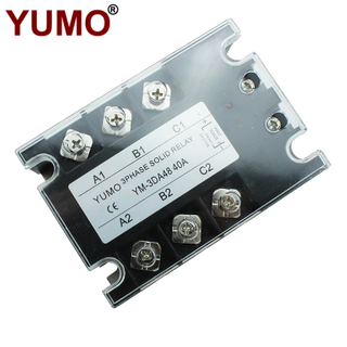 YM-3DA48 40A DC Control AC Ssr 3 Phase Solid State Relay