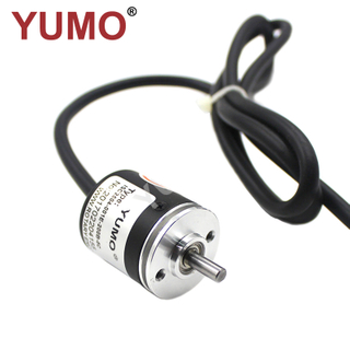 ISC2504-001E-200B-5C shaft diameter 4mm 5VDC Solid Shaft Incremental Rotary Encoder