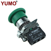 Green Mushroom Cap Push To Exit Button Switch 1NO 1NC DPST Emergency Stop Push Button Switch
