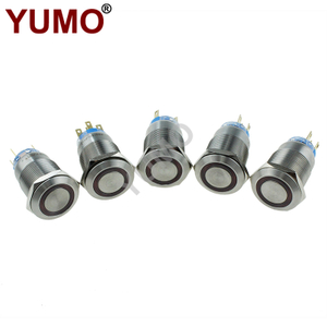 19mm Waterproof Stainless Steel Metal Push Button Switch