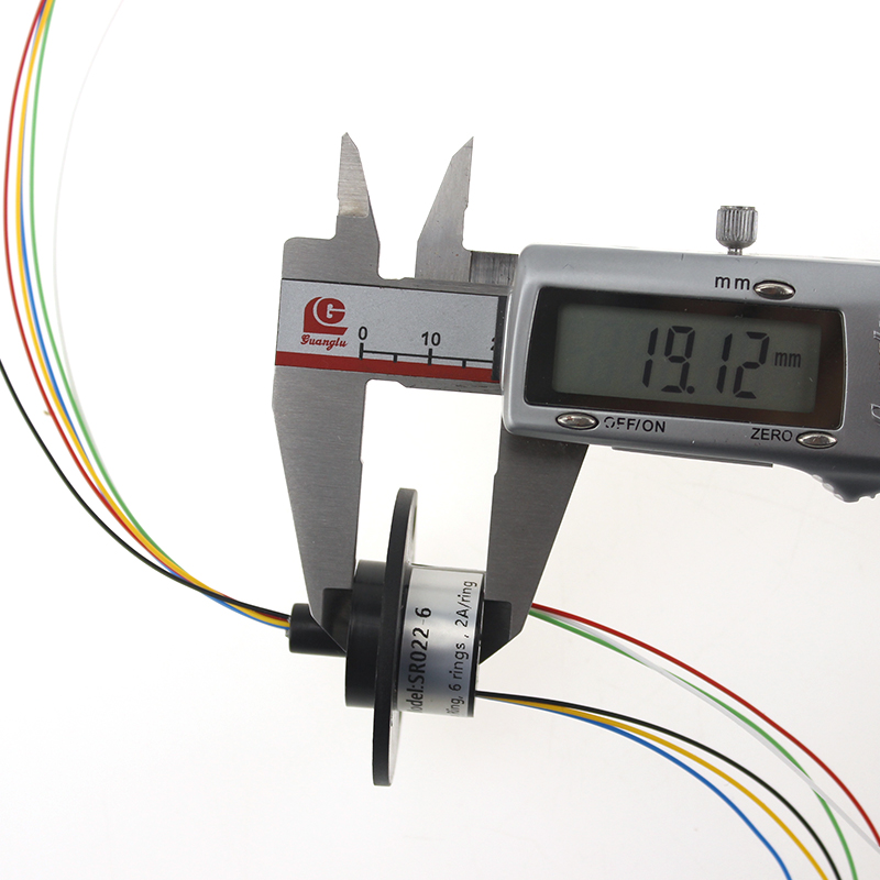 Capsule Slip Ring OD 22mm 6 Circuits 2A Electrical Contacts with CE,ROHS Certificated