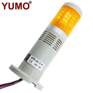 STP5-24-O-H 1 Layer Orange LED Warning Light DC 24v Tower Light Buzzer