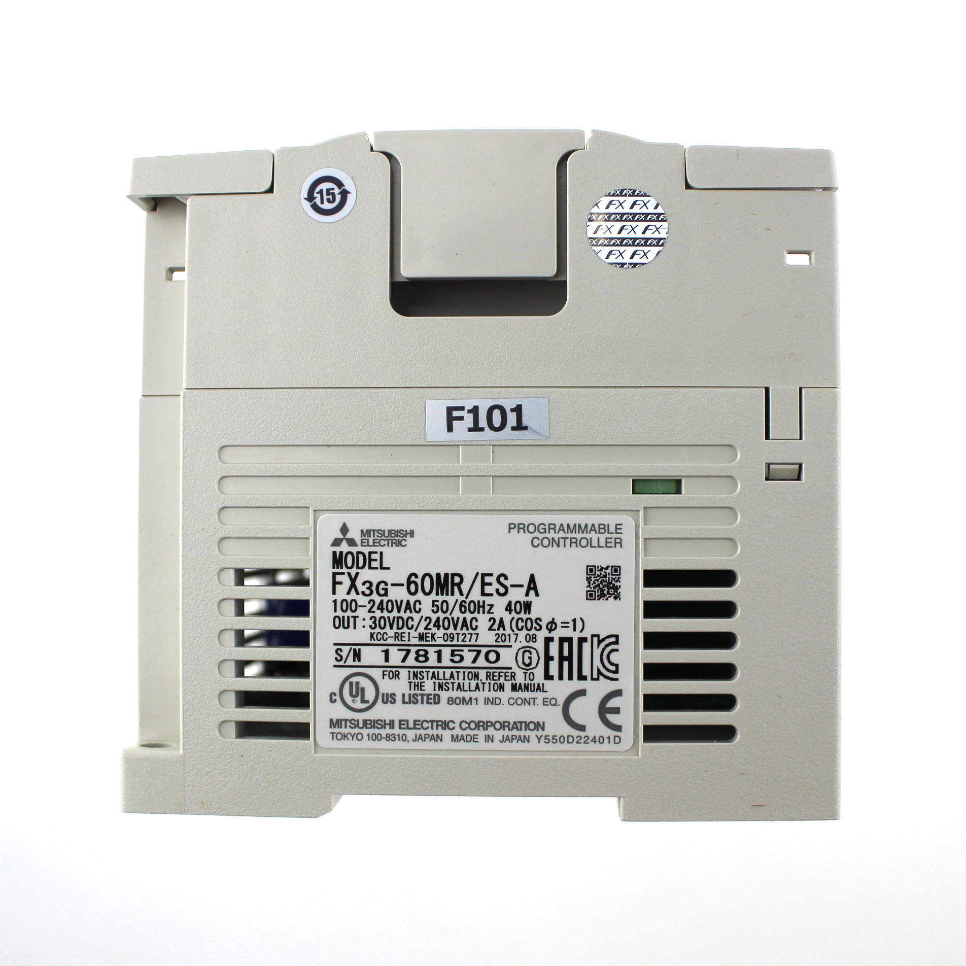 China FX3G-60MR/ES-A,Mitsubishi PLC,FX3G,Mitsubishi MELSEC-F