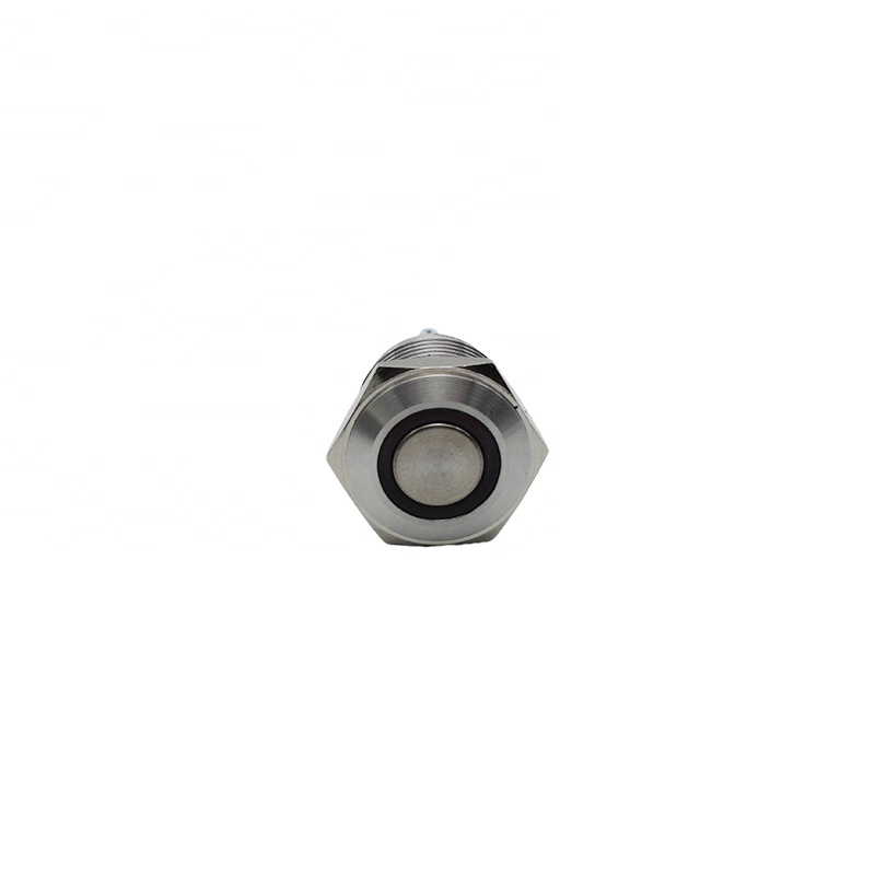 YUMO 16mm ABS16S-P1-E Ring Red LED IP67 Metal Push Button