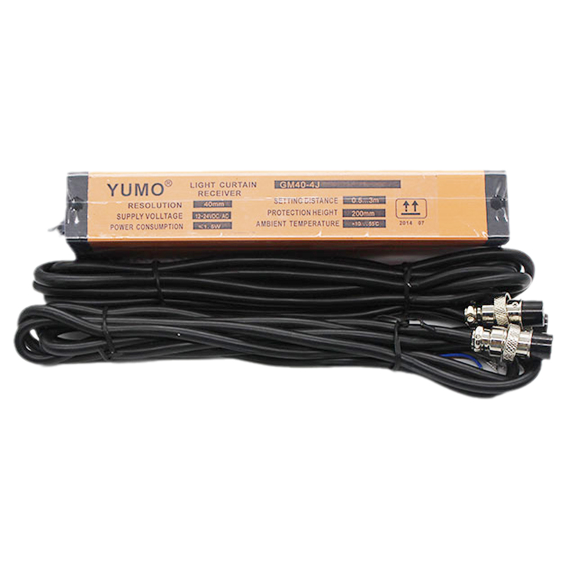 YUMO Safety Light Curtain Sensor GM40-4J GM40 photosensitive light sensor 