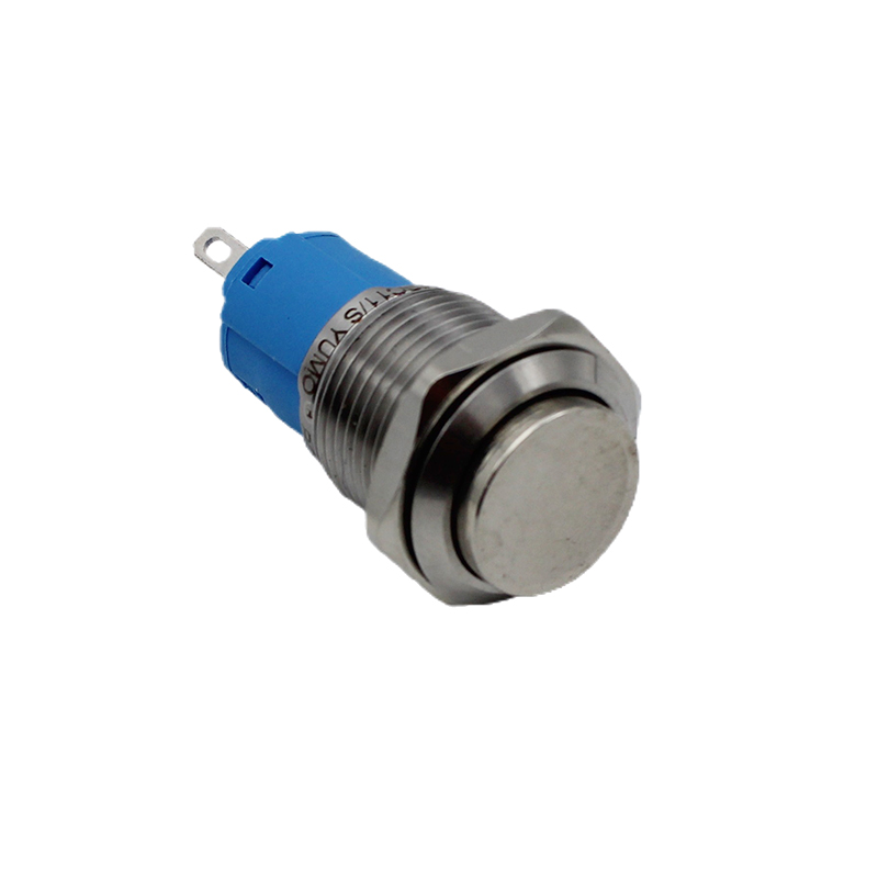 YUMO LA16JSC11S 16mm momentary push button stainless steel push switch ...