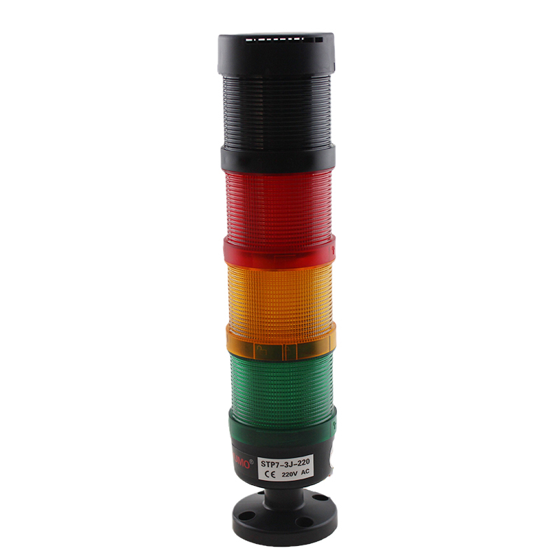 AC220V STP7 Warning Lamp with Flash Buzzer Warning Light
