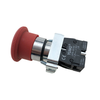 Emergency Switch Turn to Release Mushroom Pull and Turn Switch Red Mushroom Head LAY5-BS542 