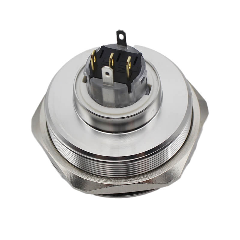 YUMO Hot Sale LB40A-P11EG/12V/S Metal Ring Illuminated Switch Push Button