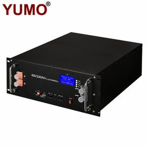 YUMO SBS-200AH Lithium Energy Storage Battery 200ah 48v Lifepo4 Battery Solar Battery 9.6kwh with digital display