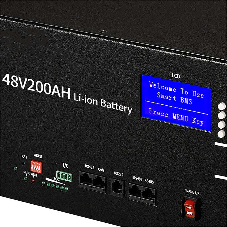 YUMO SBS-200AH Lithium Energy Storage Battery 200ah 48v Lifepo4 Battery Solar Battery 9.6kwh with digital display