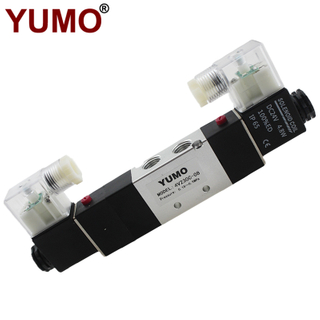 YUMO solenoid valve 4V200 Series 5/2 way IP65 AC220V,AC110V, AC24V, DC24V, DC12V