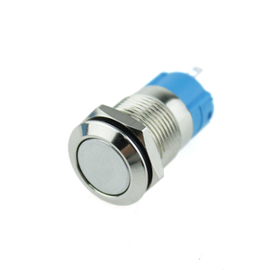 YUMO 12mm ABS12C-P1 flat head Momentary 220VAC COPPER push button switch