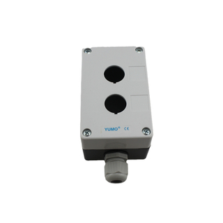LAY5-BP02 22mm 25mm hole two holes push button box control box