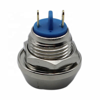 YUMO ABS12S-Q1 12mm Momentary 220VAC stainless steel ball head push button