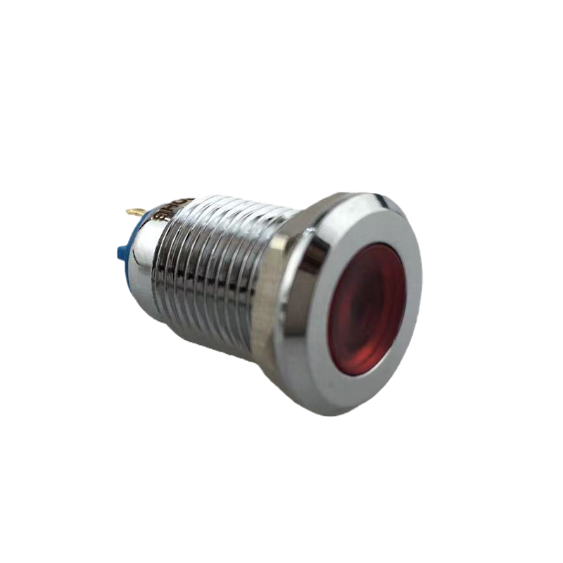 YUMO ABI12C-P1 12mm LED Red IP67 Brass Type Indicator Light