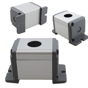 19mm Waterproof Aluminium Alloy Metal Push Button Switch Box Outdoor Power Control Box with a Hole