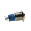 16mm High flat Stainless Steel Momentary Metal Push Button Switch with lamp