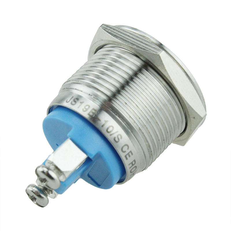 JS19B-10S Half Ball Metal Switch 19mm Stainless Steel Push Button