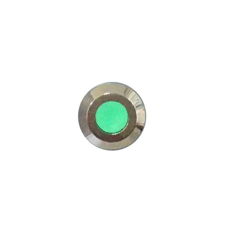 YUMO ABI12C-P1 12mm LED Green IP67 Brass Type Indicator Light