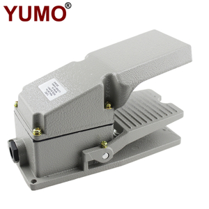 YUMO LT4 (SFMP-1) Pedal Switch Foot Switch with Bottom Grey Top Grey 10A AC110-220V