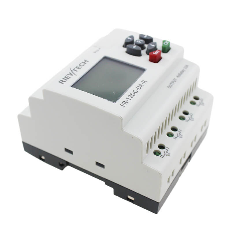  RIEVTECH Micro PLC PR12-DC-DA-R Mini PLC with Non-expandable Programmable logic controller 