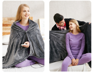 Electric Blanket USB Multi-function Adjustment Low Pressure Heating Blanket Warm Blanket for Convenient Travel