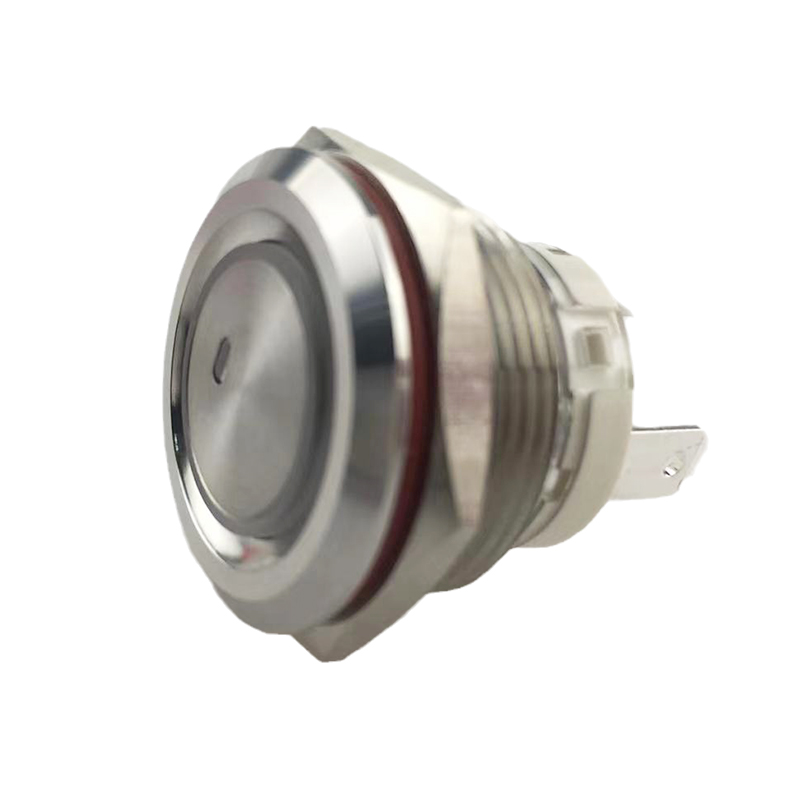 YUMO 22mm MAX Current 16A Metal Push Button Switch Waterproof IP65 Momentary with LED Light